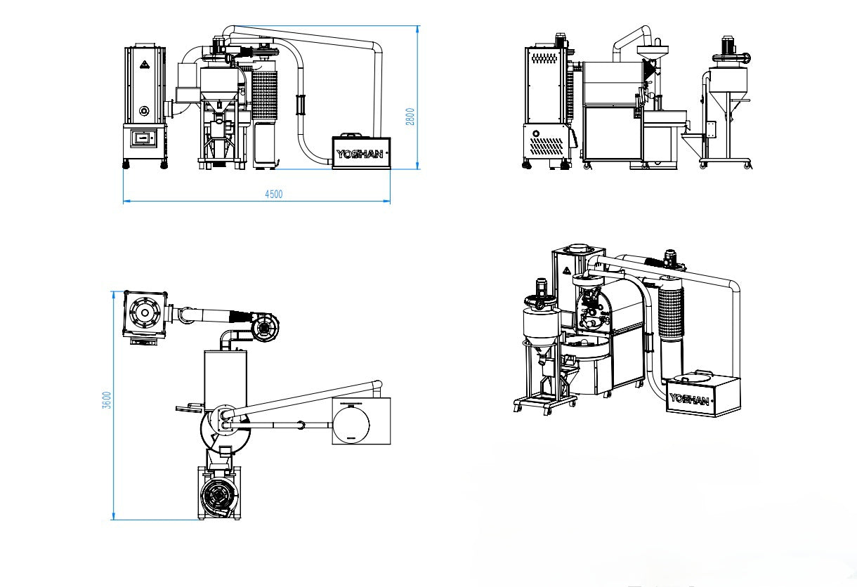 SD-12kg pro Automatic Coffee Roaster SD-15kg pro Automatic Coffee Roaster