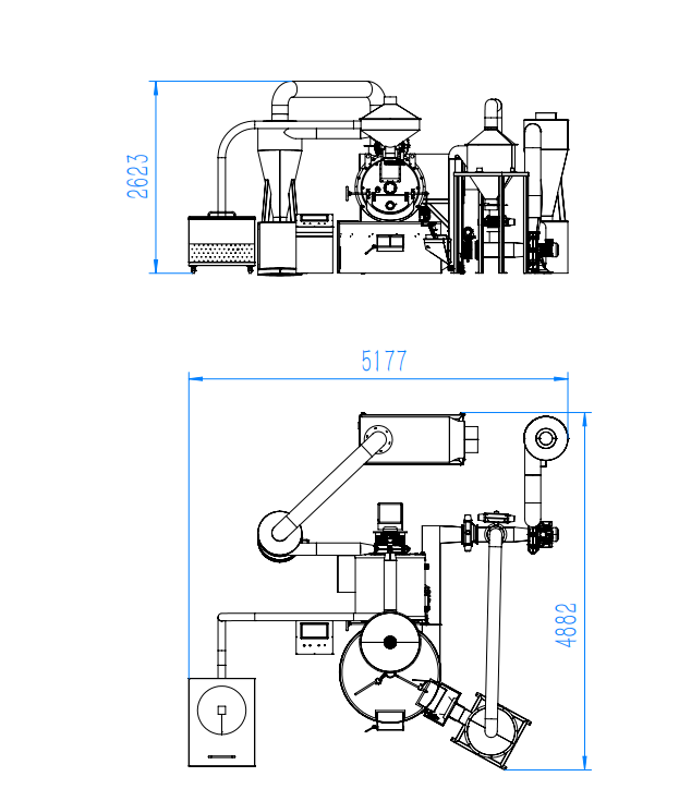 SD- 20 kg pro Automatic Coffee Roaster SD- 30 kg pro Automatic Coffee Raster