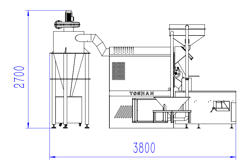 YOSHAN - YS-20Kg קולה קפה תעשייתי