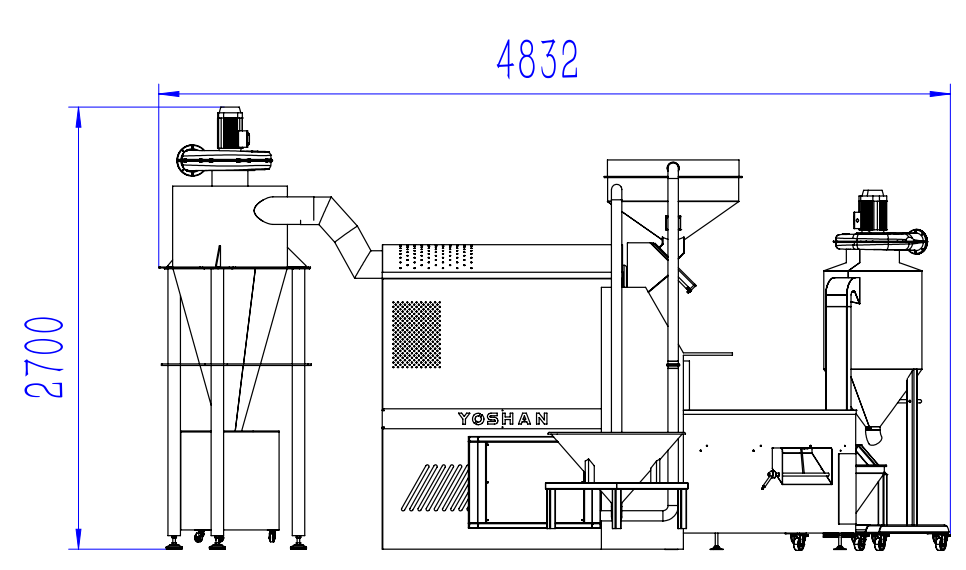 YS-30kg קולה קפה מתקדם