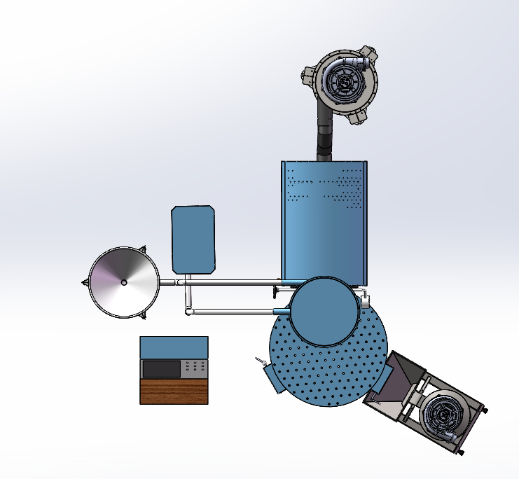 YS-60Kg advance coffee roasting station קולה קפה