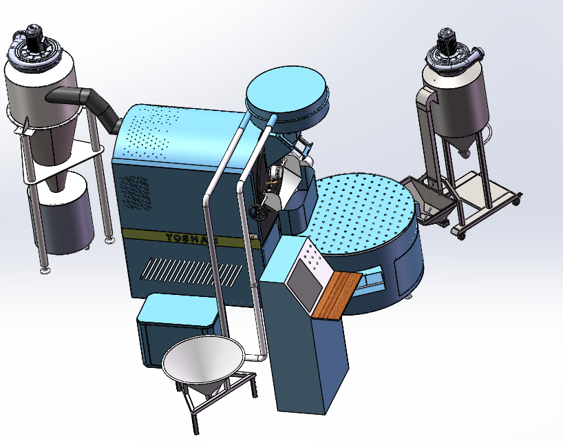 YS-60Kg advance coffee roasting station קולה קפה