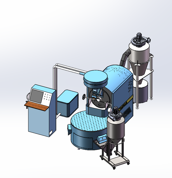 YS-60Kg advance coffee roasting station קולה קפה