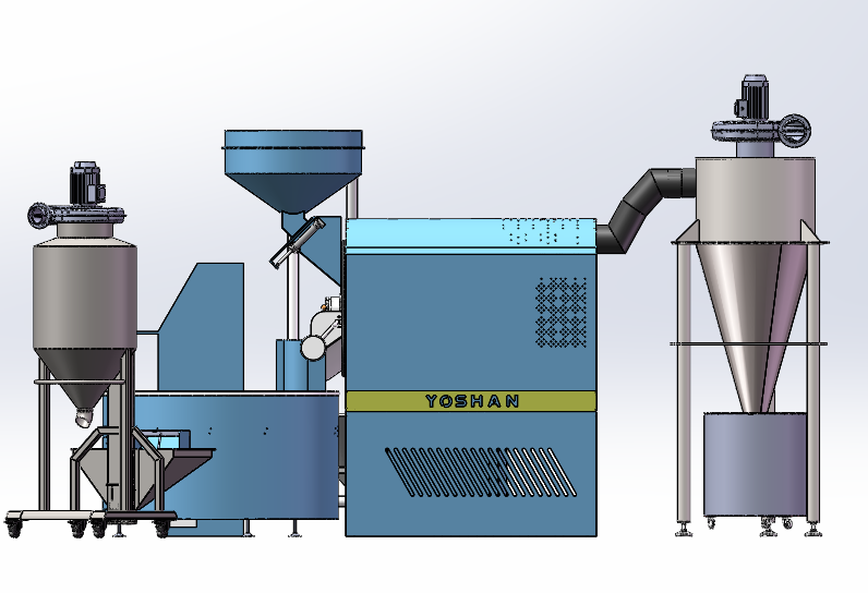 YS-60Kg advance coffee roasting station קולה קפה