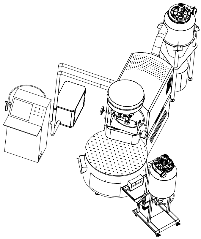 YS-60Kg advance coffee roasting station קולה קפה