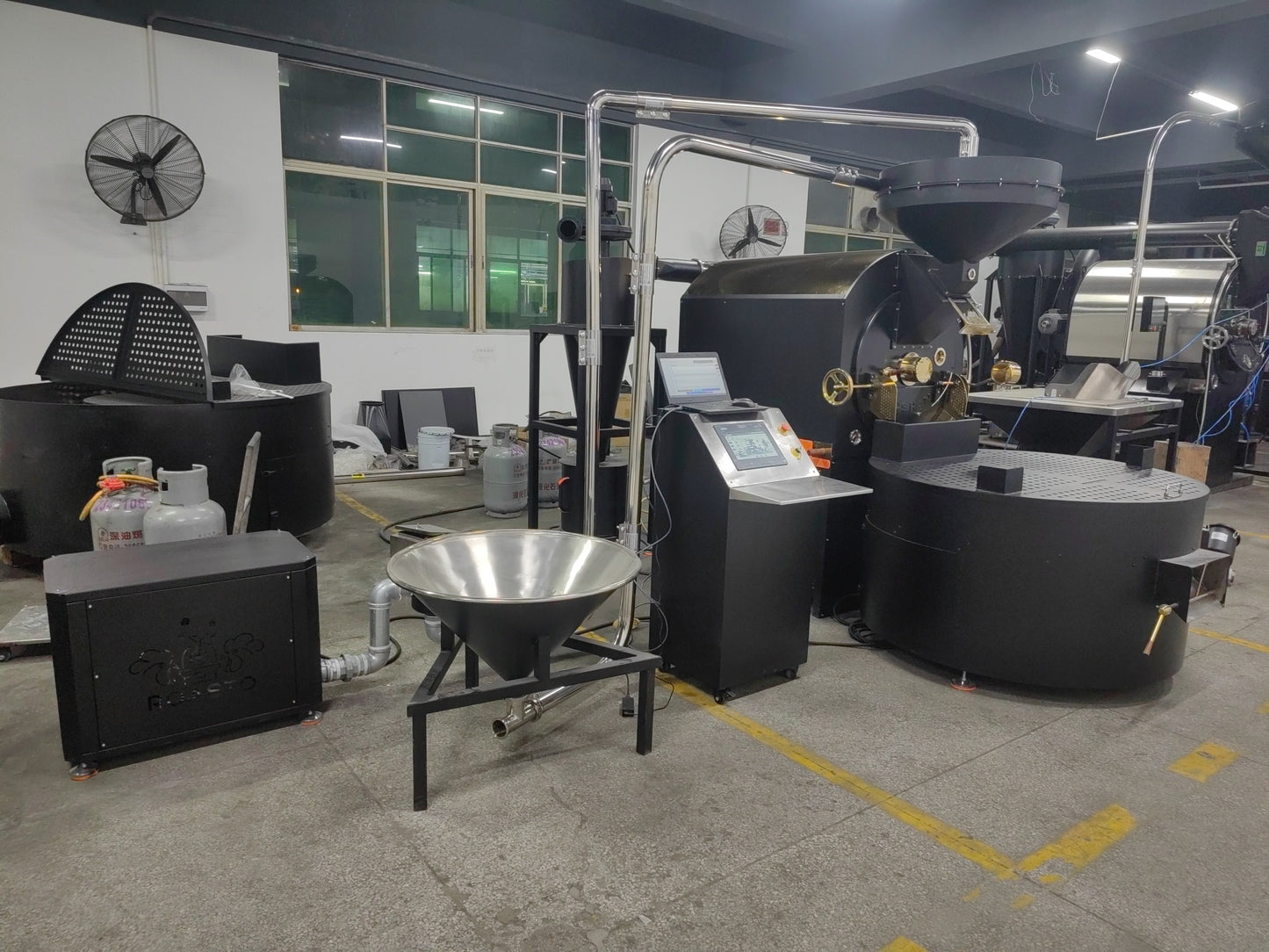 YS-60Kg advance coffee roasting station קולה קפה