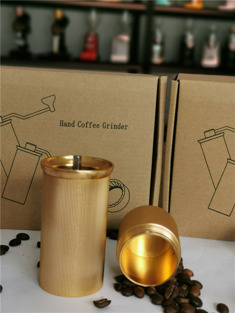 מטחנה ידנית, צבע זהב (15 גרם) משלוח חינם - Oroast - Coffee Products  אורוסט ציוד קפה 