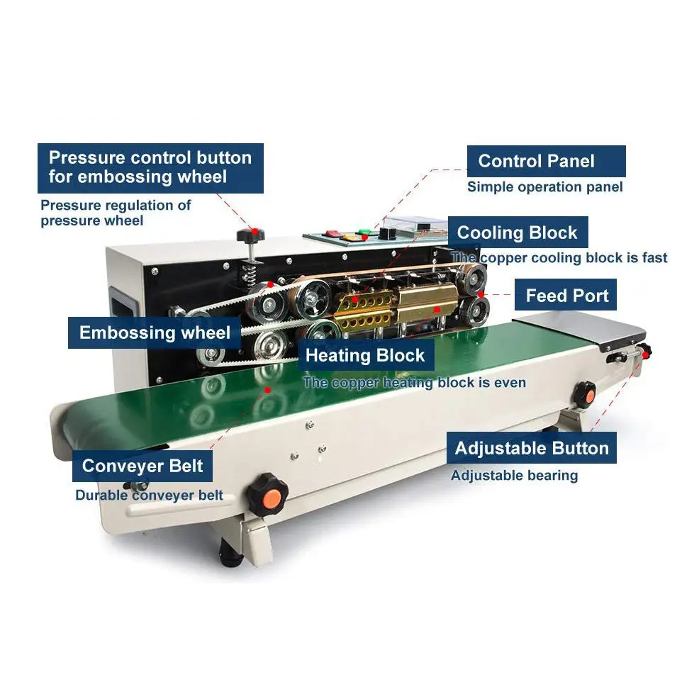 Semi-automatic Heat Sealing Machine for Plastic Bags - Oroast - Coffee Products אורוסט ציוד קפה