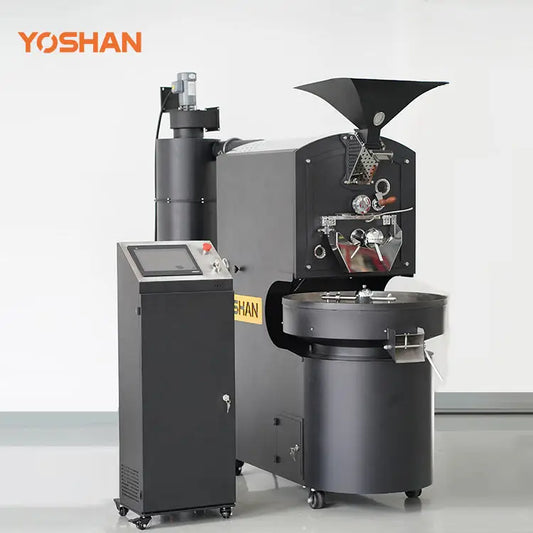 Yoshan Cast Iron Drum 12kg Gas Coffee Roaster - Oroast - Coffee Products אורוסט ציוד קפה
