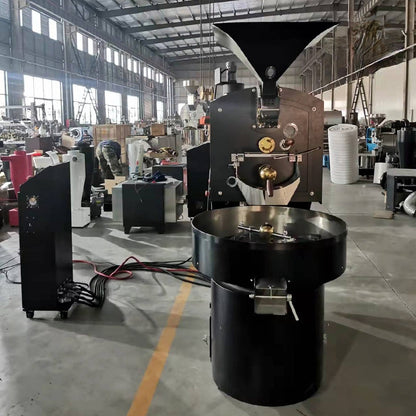 YS-15kg YOSHAN cast iron drum coffee roaster קולה קפה מסחרי