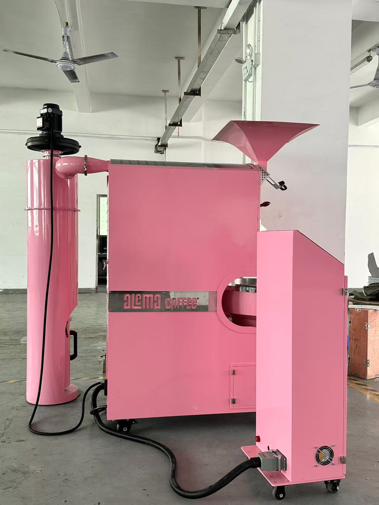 Yoshan Cast Iron Drum 6kg Coffee Roaster קולה קפה מסחרי