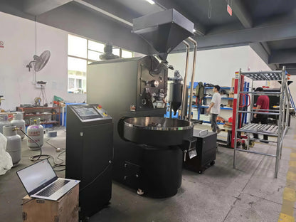 YS-15kg YOSHAN cast iron drum coffee roaster קולה קפה מסחרי