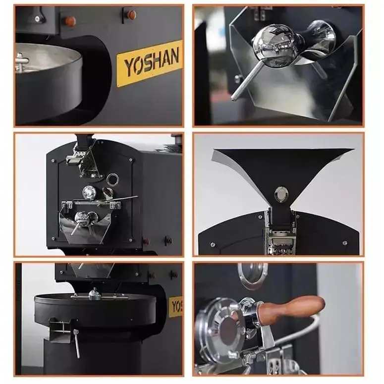 YOSHAN cast iron drum 15kg קולה קפה מסחרי