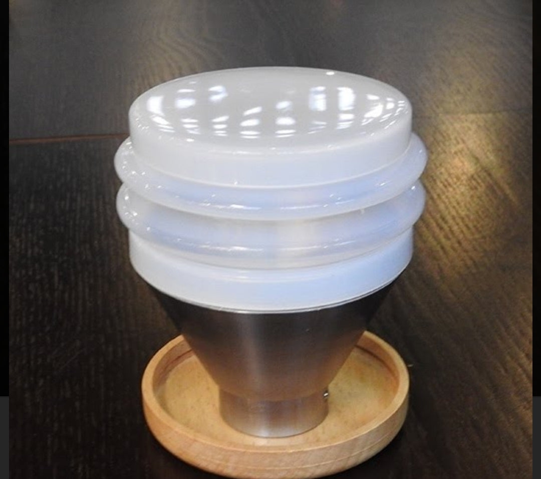 הופר למנה בודדת (SD) ממתכת + בלווז, מכסה עץ ומכסה פלסטיק - Oroast - Coffee Products  אורוסט ציוד קפה 