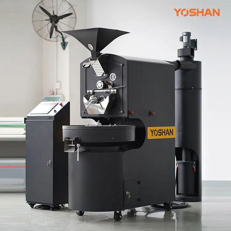 Yoshan Cast Iron Drum 12kg Gas Coffee Roaster - Oroast - Coffee Products  אורוסט ציוד קפה 